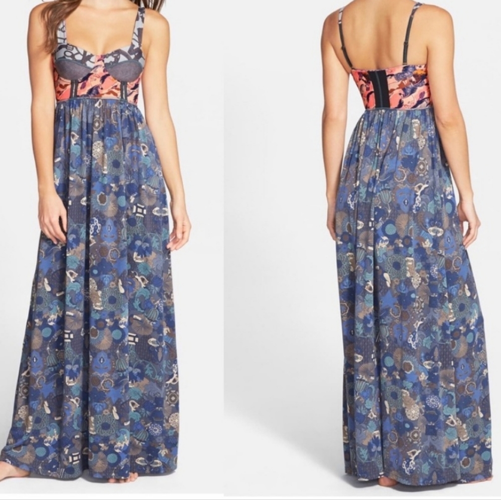Maaji Fancy Gallop Maxi Dress L M - Picture 3 of 14